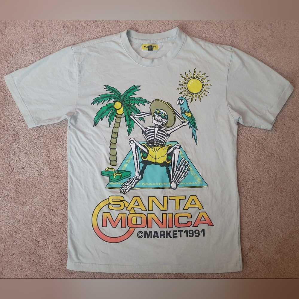 Chinatown Market Paradise At Skelly's Men's Graphic Tee Sz M